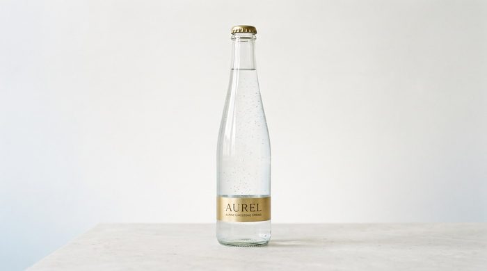 Bottle version 1 with a crown cap
